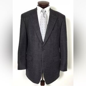 Brooks Brothers 346 Houndstooth Tweed 2 Button Blazer Men’s Size 41R